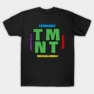 TMNT TEENAGE MUTANT NINJA TURTLES LEONARDO RAPHAEL DONATELLO MICHELANGELO T-Shirt